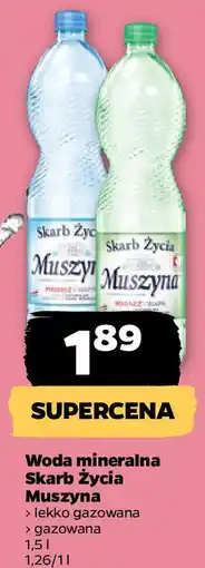 Netto Woda mineralna Skarb Życia Muszyna oferta