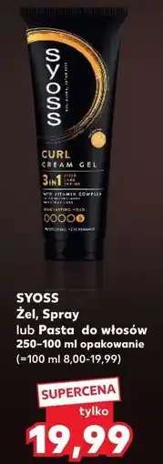 Kaufland SYOSS Żel, Spray lub Pasta do włosów oferta