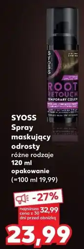 Kaufland SYOSS Spray maskujący odrosty oferta