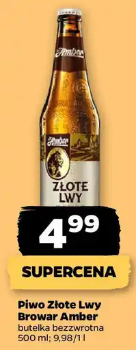 Netto Piwo Złote Lwy Browar Amber oferta