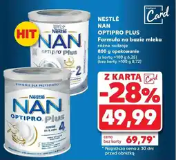 Kaufland NESTLÉ NAN OPTIPRO PLUS Formuła na bazie mleka oferta
