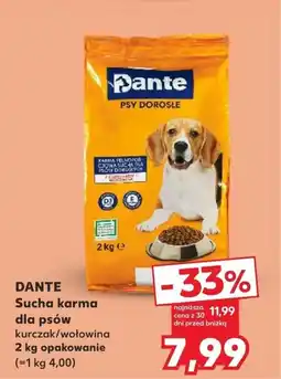 Kaufland DANTE Sucha karma dla psów oferta