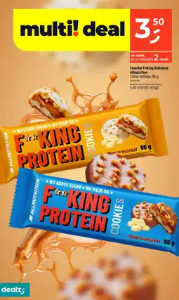 Dealz Ciastka Fitking Delicious Allnutrition różne rodzaje 96g oferta
