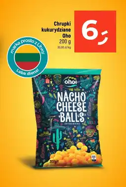 Dealz Chrupki kukurydziane Oho Nacho Cheese Balls 200g oferta