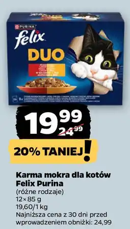 Netto Karma mokra dla kotów Felix Purina oferta