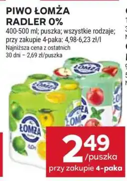 Stokrotka Market Piwo Łomża Radler 0% oferta