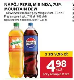 Stokrotka Market Napój Pepsi, Mirinda, 7UP, Mountain Dew oferta