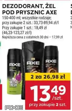 Stokrotka Market Dezodorant, żel pod prysznic AXE oferta