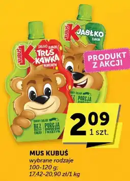 Groszek Mus Kubuś 114 g oferta