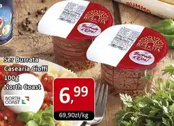 Market Point Ser Burrata Casearia Cioffi 100g North Coast oferta