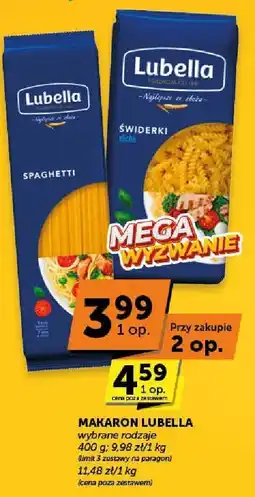 Groszek Makaron Lubella Spaghetti oferta