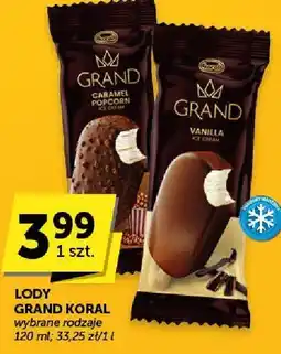 Groszek Lody Grand Koral różne rodzaje 120ml oferta