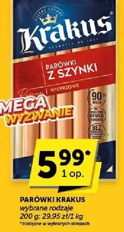 Groszek Parówki Krakus z szynki oferta