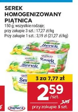 Stokrotka Serek homogenizowany truskawkowy Piątnica oferta