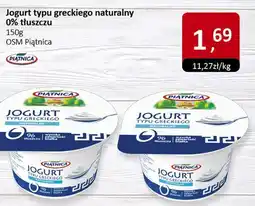 Market Point Jogurt typu greckiego naturalny 0% tłuszczu 150g OSM Piątnica oferta