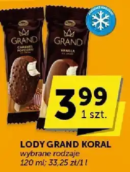 Groszek Lody Grand Koral 120 ml oferta