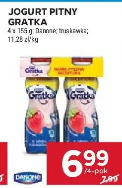 Stokrotka Napój mleczny truskawkowy Danone gratka oferta
