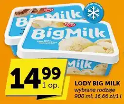 Groszek Lody Big Milk 900 ml oferta