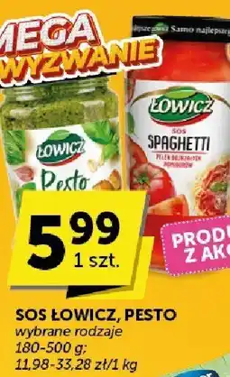 Groszek Sos Łowicz pesto 180-500 g oferta