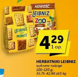 Groszek Herbatniki Leibniz Choco Minis 100g oferta