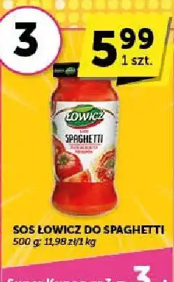 ABC Sos Łowicz do spaghetti 500g oferta