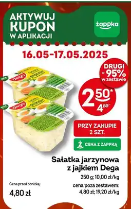 Żabka Sałatka jarzynowa z jajkiem Dega 250g oferta