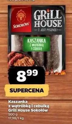 Netto Kaszanka z wątróbką i cebulką Sokołów Grill House oferta