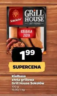 Netto Kiełbasa grillowa złota Sokołów Grill House oferta