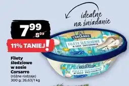 Netto Filety śledziowe w sosie śmietankowym Corsarro oferta