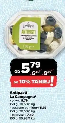 Netto Papryczki czerwone nadziewane serkiem La Campagna oferta