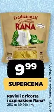 Netto Ravioli z ricottą i szpinakiem Giovanni Rana oferta