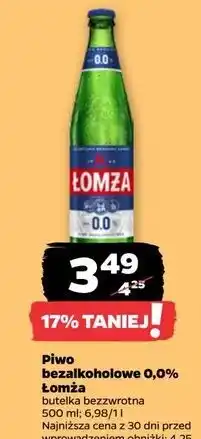 Netto Piwo Łomża 0.0% oferta