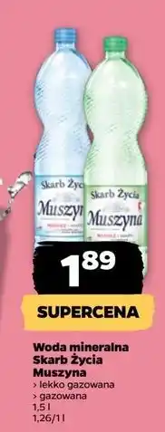 Netto Woda gazowana Muszyna Skarb Życia oferta