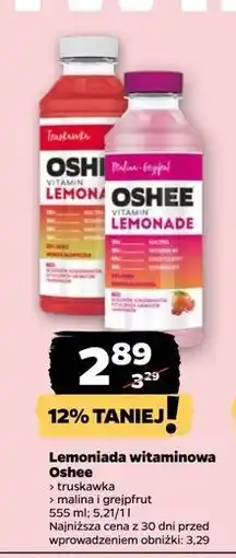 Netto Napój malina i grejpfrut Oshee Vitamin Lemonade oferta