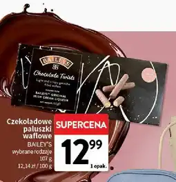 Intermarche Czekoladowe paluszki waflowe BAILEYS 107g oferta