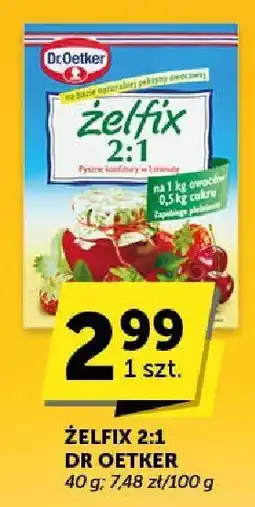 ABC Żelfix 2:1 Dr Oetker 40g oferta