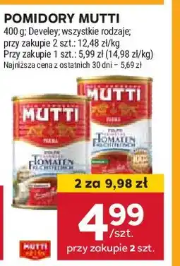 Stokrotka Pomidory drobno krojone polpa z bazylią Mutti oferta