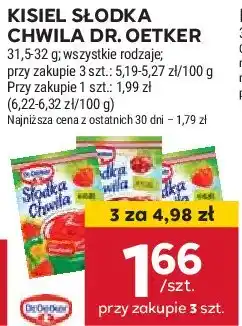 Stokrotka Kisiel wiśnia Dr. oetker słodka chwila oferta