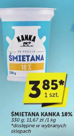 Euro Sklep Śmietana Kanka 18% 330g oferta