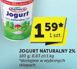 Groszek Jogurt naturalny 2% 180g Piątnica oferta