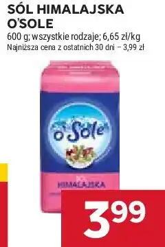 Stokrotka Sól himalajska jodowana drobnoziarnista O'sole oferta