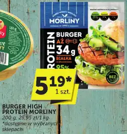 Groszek Burger high protein Morliny oferta