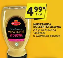 Euro Sklep Musztarda Roleski stołowa 275g oferta