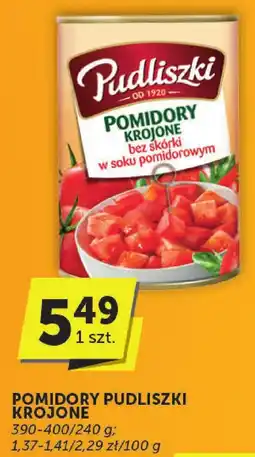 Groszek Pomidory Pudliszki krojone 390-400g oferta