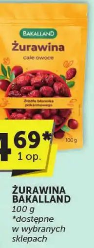 Groszek Żurawina Bakalland 100g oferta