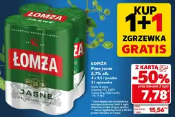 Kaufland ŁOMZA Piwo jasne oferta