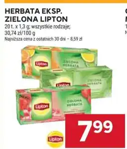 Stokrotka Market HERBATA EKSP. ZIELONA LIPTON oferta