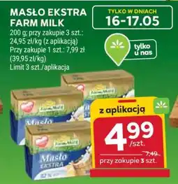 Stokrotka Market Masło ekstra Farm Milk oferta