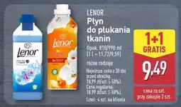 ALDI LENOR Płyn do płukania tkanin oferta