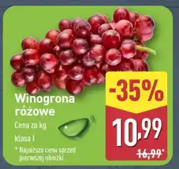 ALDI Winogrona różowe oferta